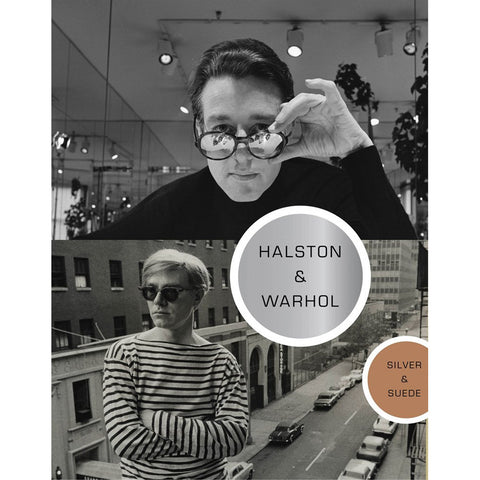 Halston & Warhol: Silver & Suede Book