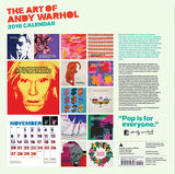 The Art of Andy Warhol 2016 Wall Calendar