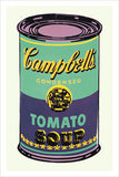 Colored Campbell's Soup Can, 1965 (green & purple) Poster