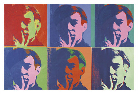 A Set of Six Self-Portraits, 1967 Poster