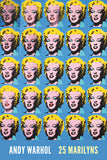 Twenty-Five Colored Marilyns, 1962 Poster