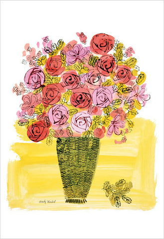 (Stamped) Basket of Flowers, 1958 Poster