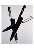 Knives, c.1981-82 (three black) Poster