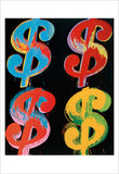 $4, 1982 (blue, red, orange, yellow) Poster