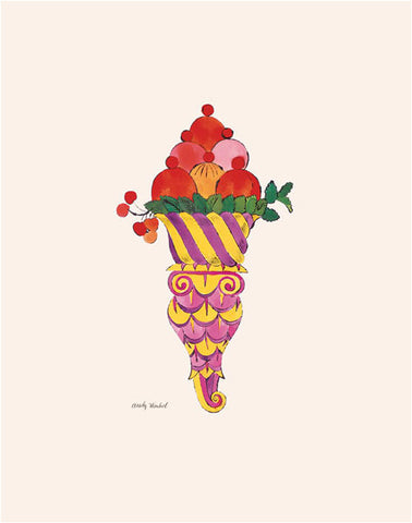 Ice Cream Dessert, c. 1959 (fancy red) Poster