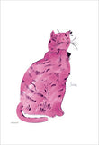 Cat From "25 Cats Named Sam and One Blue Pussy", c.1954 (Pink Sam) Poster