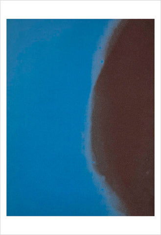 Shadows II, 1979 (blue) Poster