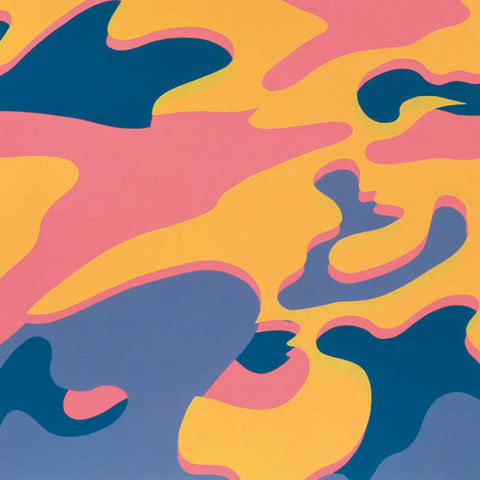 Camouflage, 1987 (pink, purple, orange) Poster