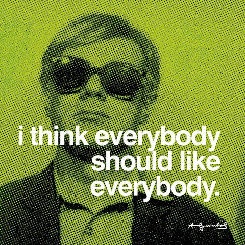 I think everybody should like everybody Poster