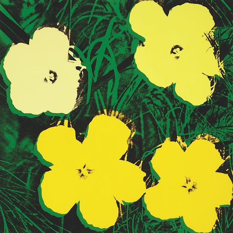 Flowers, 1970 (4 yellow)  Poster