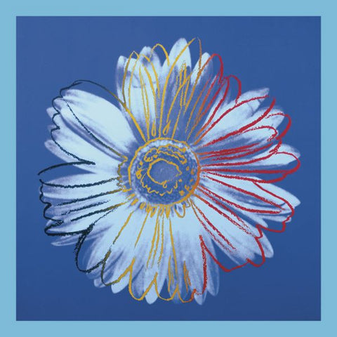 Daisy, c.1982 (blue on blue)  Poster