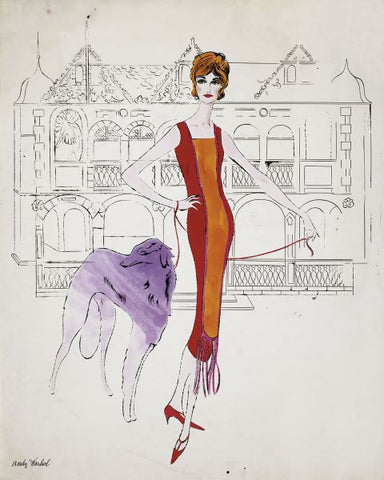 Untitled (Female Fashion Figure), c. 1959 Poster