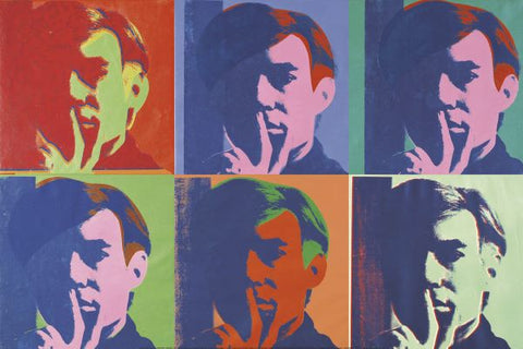 A Set of Six Self-Portraits, 1967 Poster