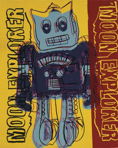 Moon Explorer Robot, 1983 (blue & yellow) Poster