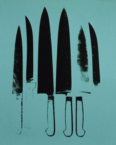 Knives, c. 1981-82 (Aqua) Poster