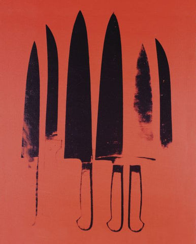 Knives, c. 1981-82 (Red) Poster