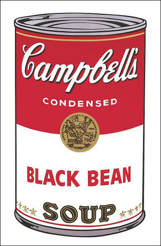 Campbell's Soup I:  Black Bean, 1968 Poster