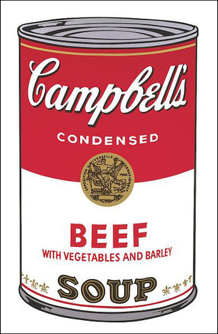 Campbell's Soup I:  Beef, 1968 Poster