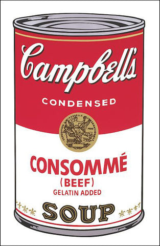 Campbell's Soup I:  Consomme, 1968 Poster