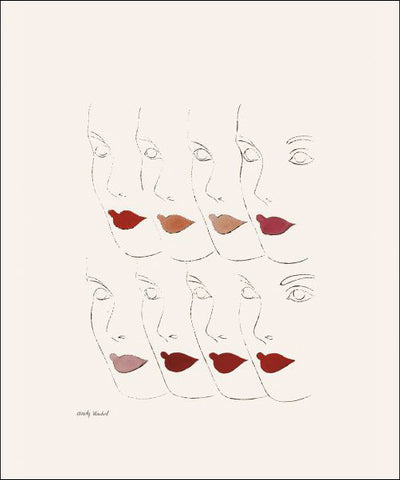 Untitled (Female Faces), c. 1960 Poster