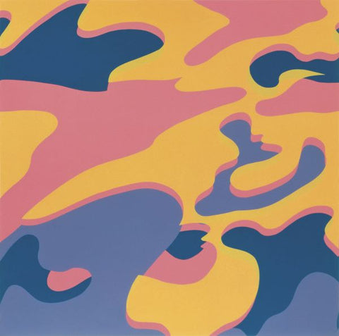 Camouflage, 1987 (pink, purple, orange) Poster