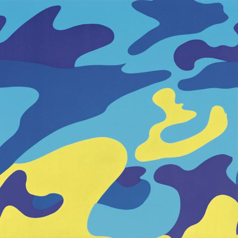 Camouflage, 1987 (blue, yellow) Poster