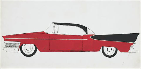 Car, c.1959 (red) Poster