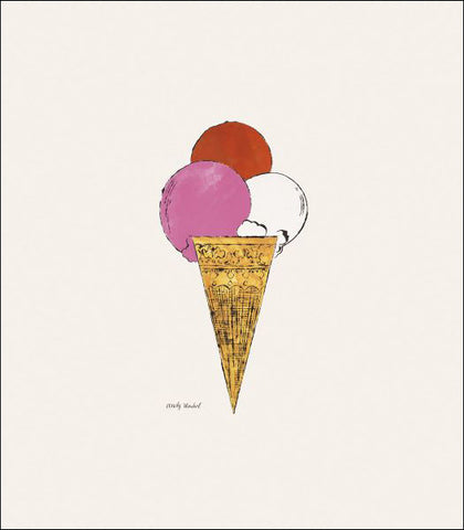 Ice Cream Dessert, c. 1959 (red, pink, and white) Poster