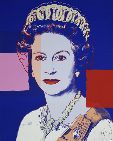 Reigning Queens: Queen Elizabeth II of the United Kingdom, 1985 (blue) Poster