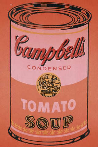 Campbell's Soup Can, 1965 (orange) Poster